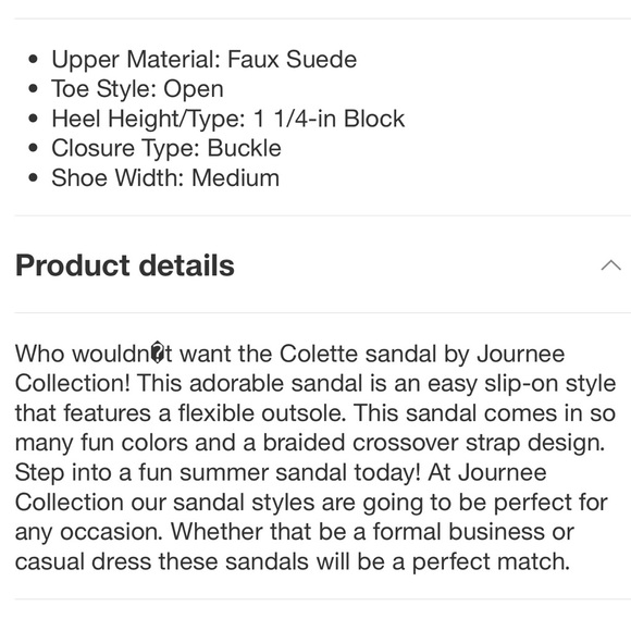 JC COLETTE 7 WIDE SANDAL - Picture 12 of 13